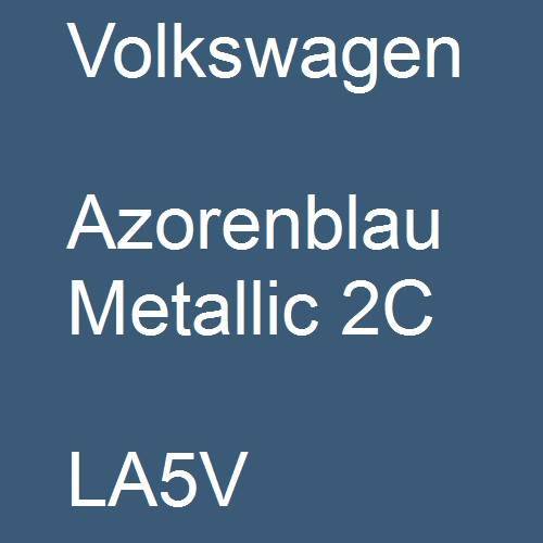 Volkswagen, Azorenblau Metallic 2C, LA5V.